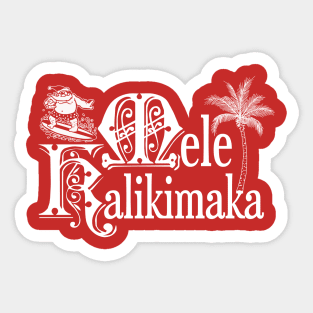 Mele Kalikimaka Sticker